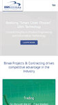 Mobile Screenshot of binaaprojects.com